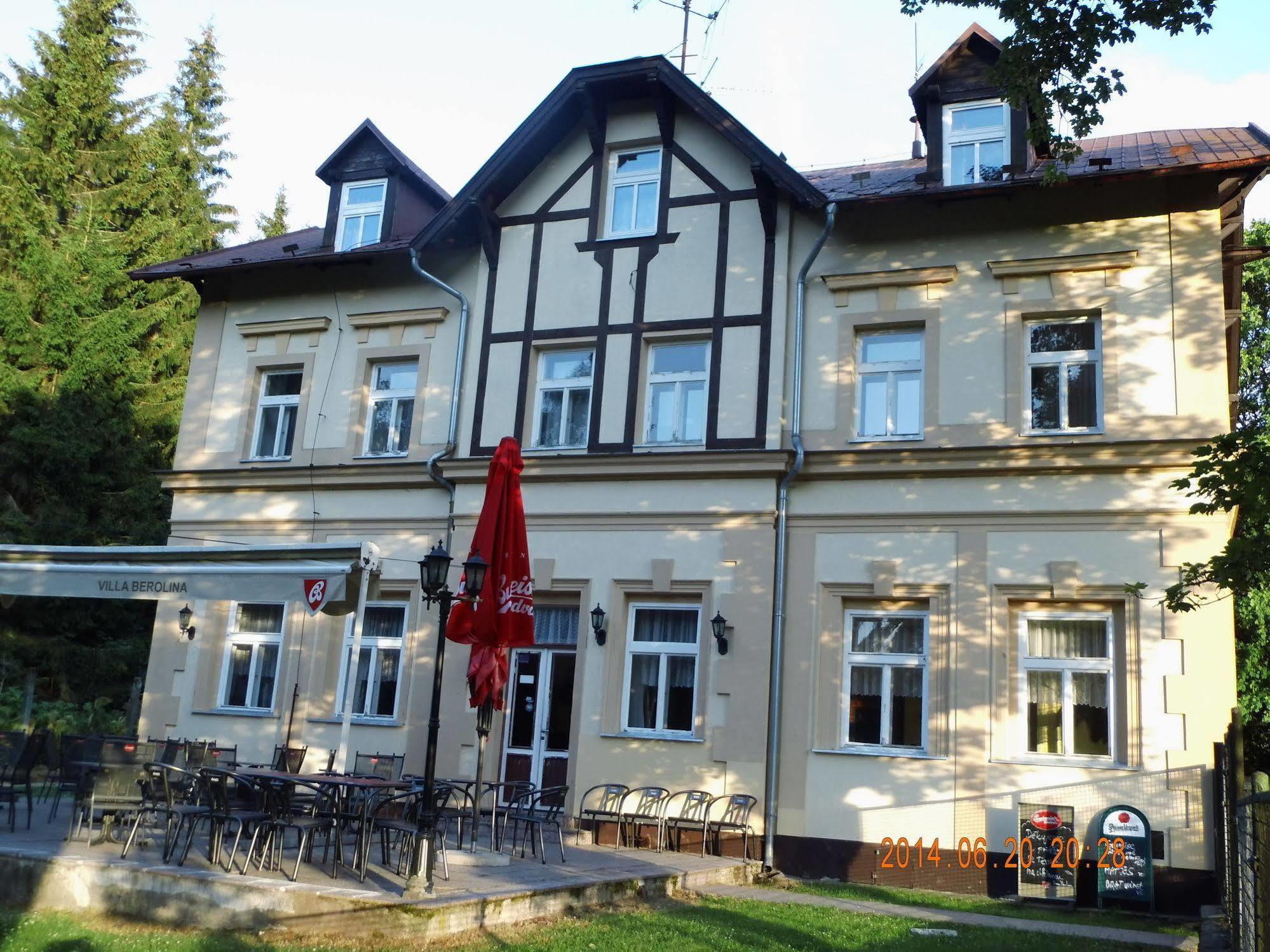 Pension Villa Berolina Mariańskie Łaźnie Zewnętrze zdjęcie